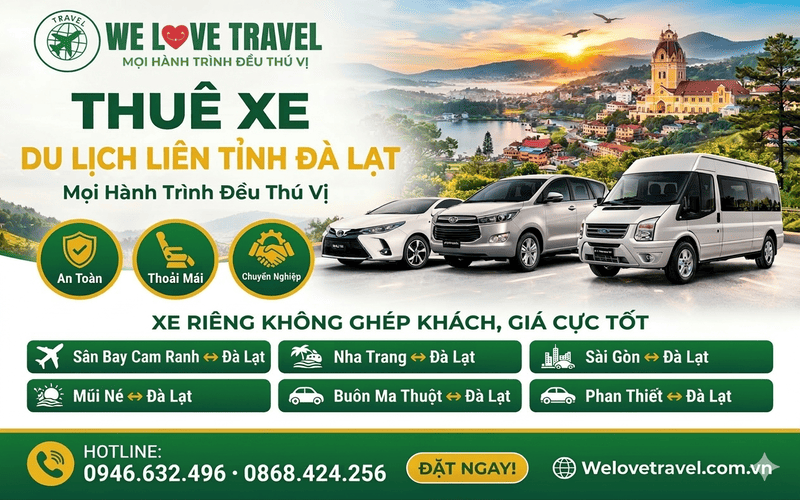 thuê xe du lịch đà lạt